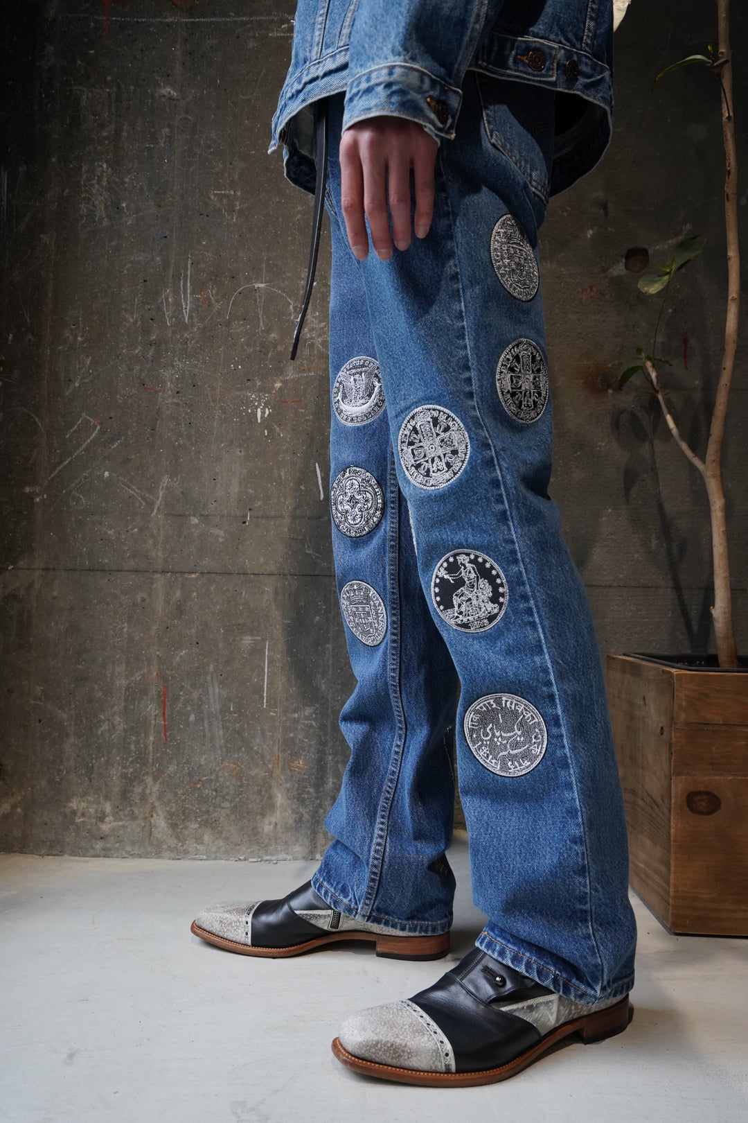 Children of the discordanceのTYPE-517 EMBROIDERY DENIM A(BLUE