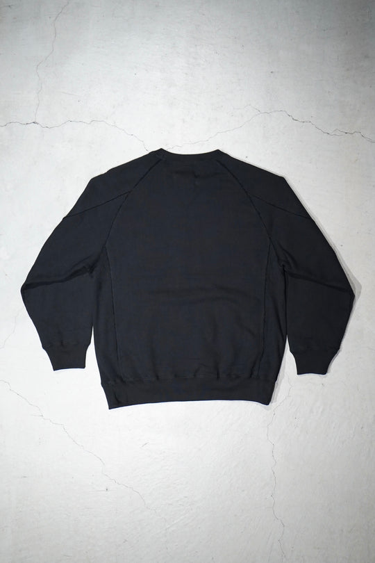 SUGARHILL（シュガーヒル）のRAW EDGE SWEAT SHIRT(BLACK