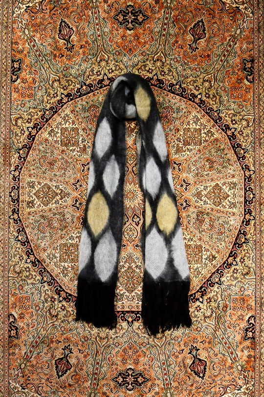 SUGARHILL（シュガーヒル）のMOHAIR PYHCH SCARF (GREEN)(マフラー)の