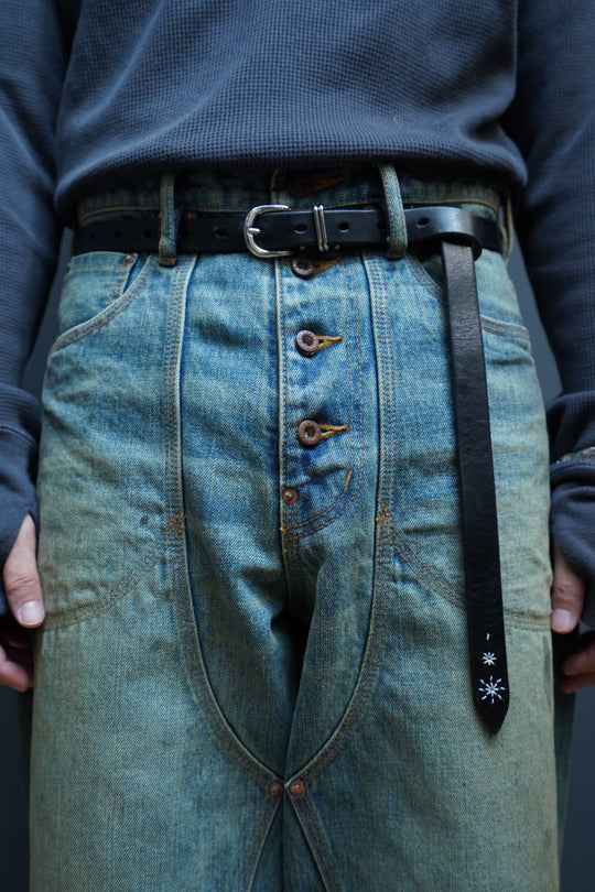 デニム/ジーンズ 21aw Sugarhill OILED FADE DOUBLE KNEE SUGARHILL（シュガーヒル）のOILED FADE DOUBLE KNEE DENIM PANTS
