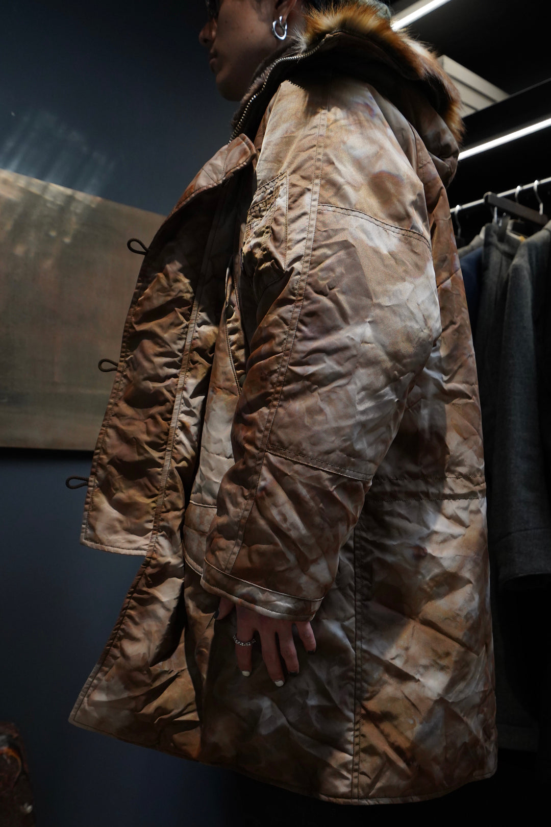 SUGARHILL（シュガーヒル）のPOUR CAMO N3-B(SAND BROWN)(コート)の