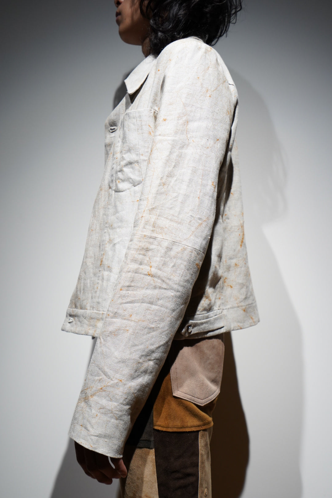 ノブユキマツイ　ジャケット Nobuyuki Matsui(ノブユキ マツイ)のLinen Jacket(natural)(ジャケット