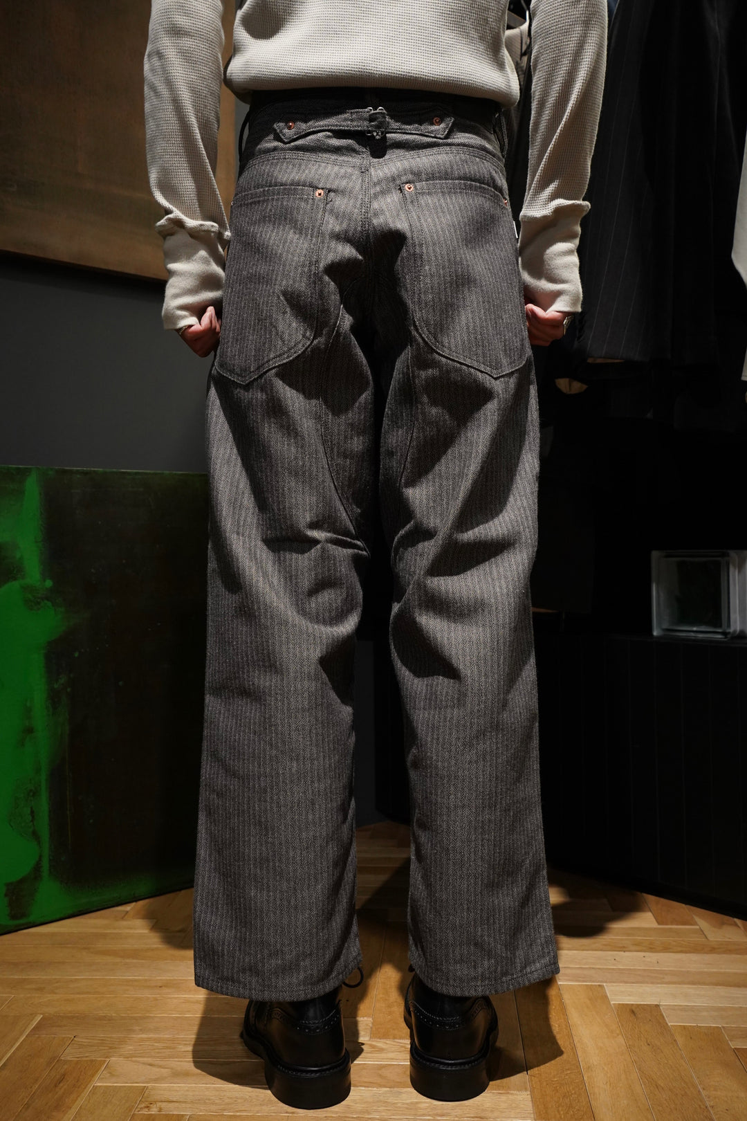 パンツ SUGARHILL HERRINGBONE WIDE TROUSERS SUGARHILL(シュガーヒル)のHERRINGBONE WIDE TROUSERSの通販
