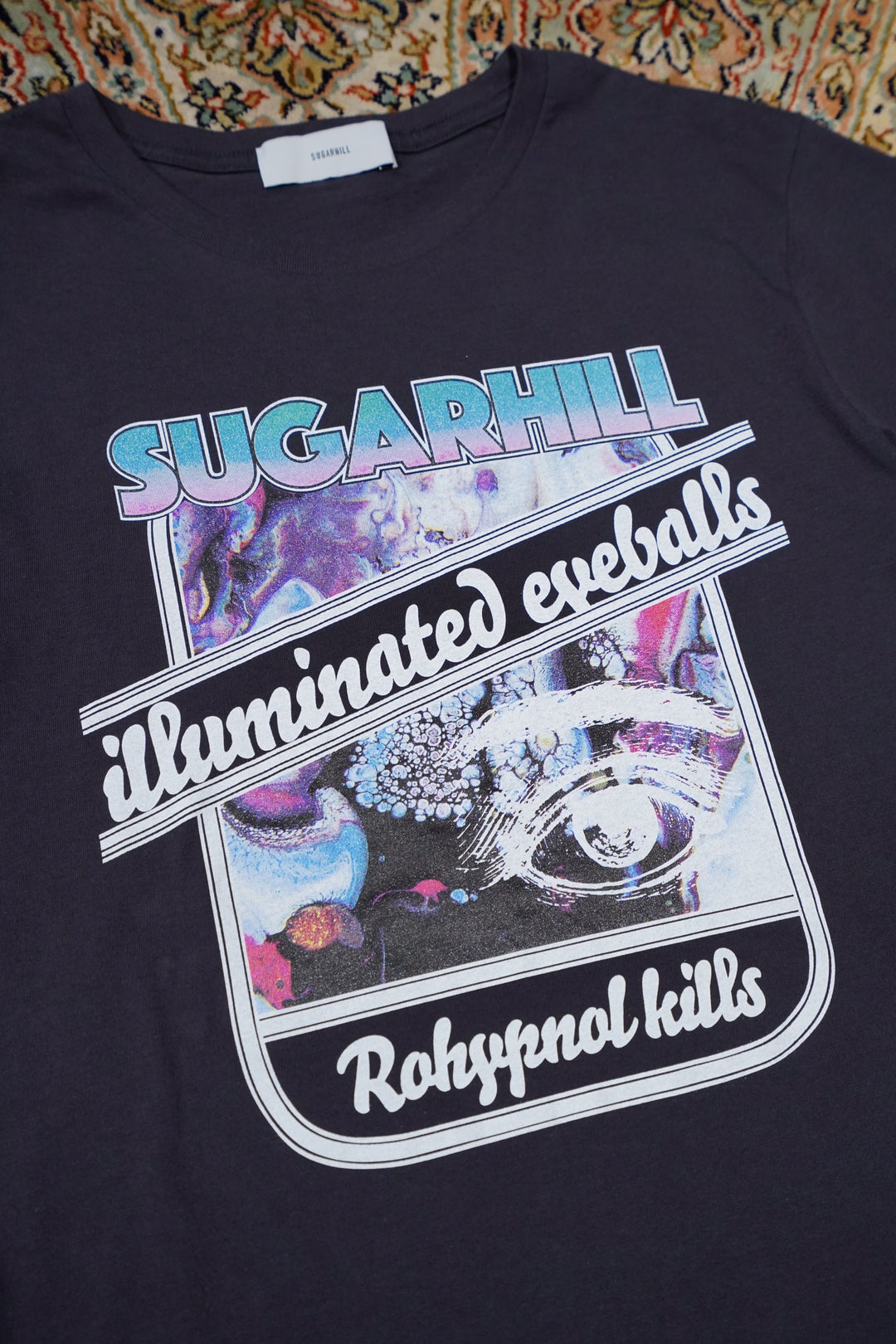トップス SUGARHILL FADED ROHY BAND TOUR TEE SUGARHILL(シュガーヒル)のFADED ROHY BAND TOUR TEE BLACKの通販