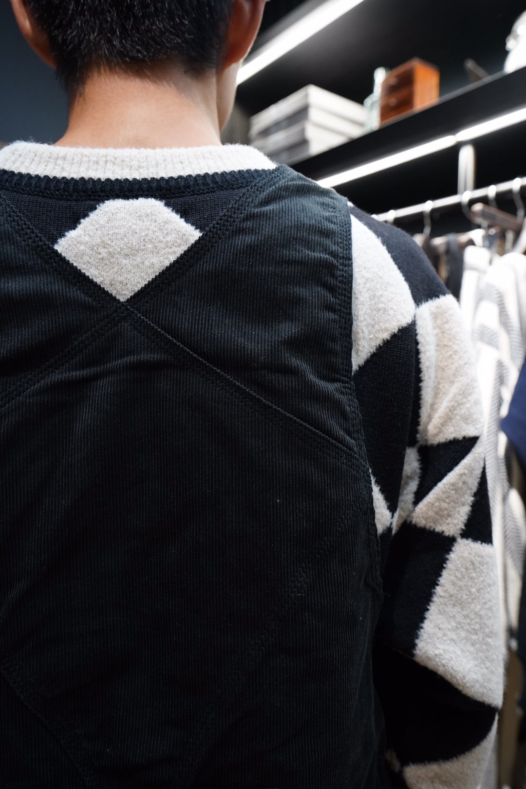 SUGARHILL(シュガーヒル)のCORDUROY VEST(BLACK)(ベスト)の通販
