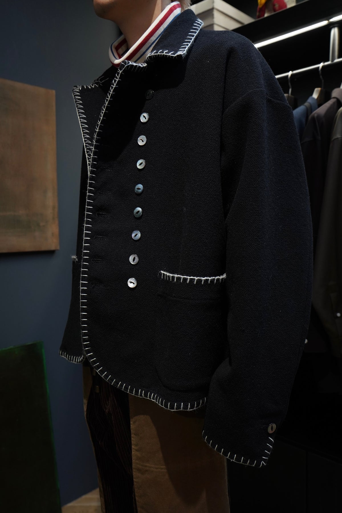 Urig(ウーリッヒ)のZWEIREIHER ALT JACKET(BLACK)(ジャケット)の通販 | CEDARWOODのオンライン ...