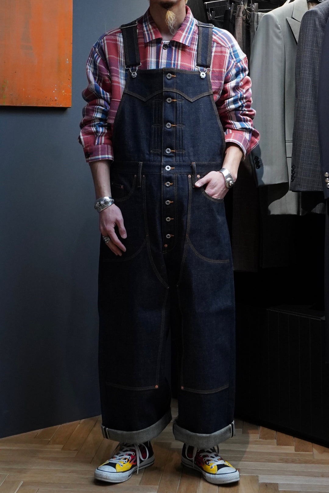 SUGARHILL(シュガーヒル)のCLASSIC DENIM OVERALLS(RIGID INDIGO