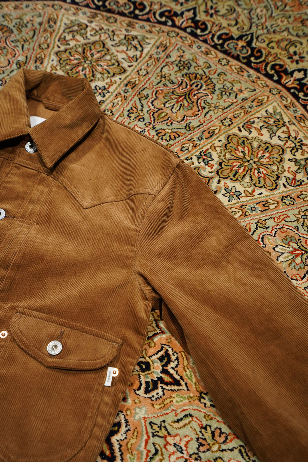 SUGARHILL(シュガーヒル)のCORDUROY DENIM JACKET(BROWN)(ジャケット