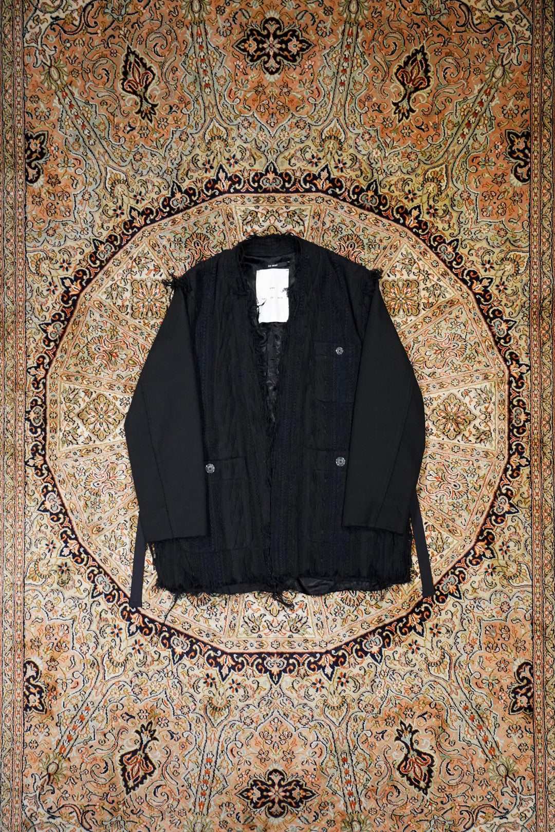 ジャケット・アウター song for the mute L/S kimono jaket Song for the Mute(ソングフォーザミュート)のL/S KIMONO(BLACK
