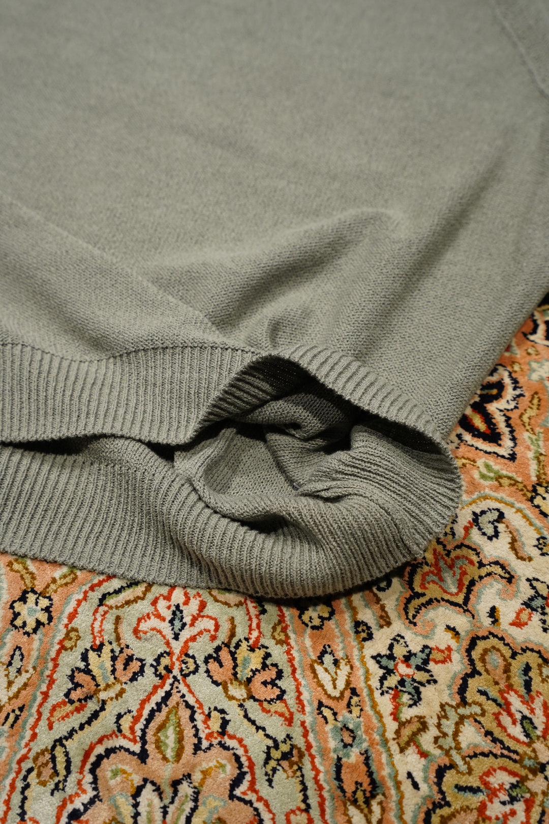 トップス SUGARHILL COTTON LONG SLEEVE KNIT(GREEN) SUGARHILL（シュガーヒル）のCOTTON LONG SLEEVE KNIT(GREEN)(ニット