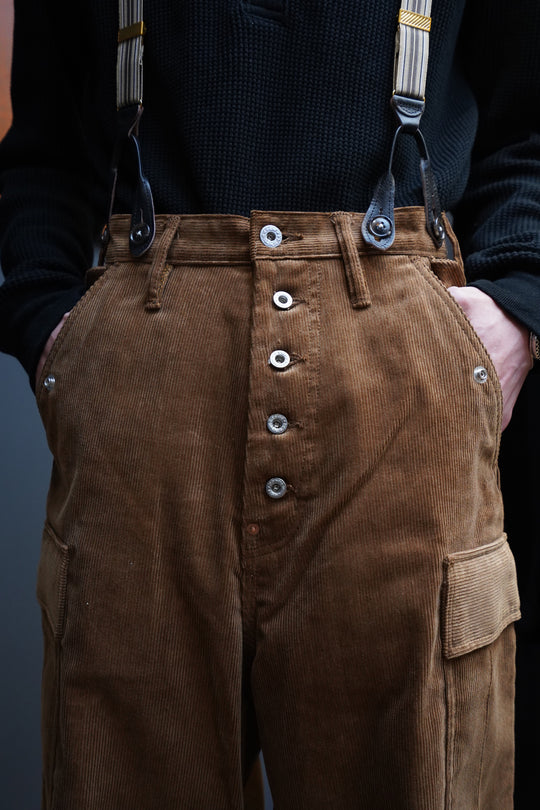 SUGARHILL（シュガーヒル）のCORDUROY ARMY CARGO PANTS(BROWN