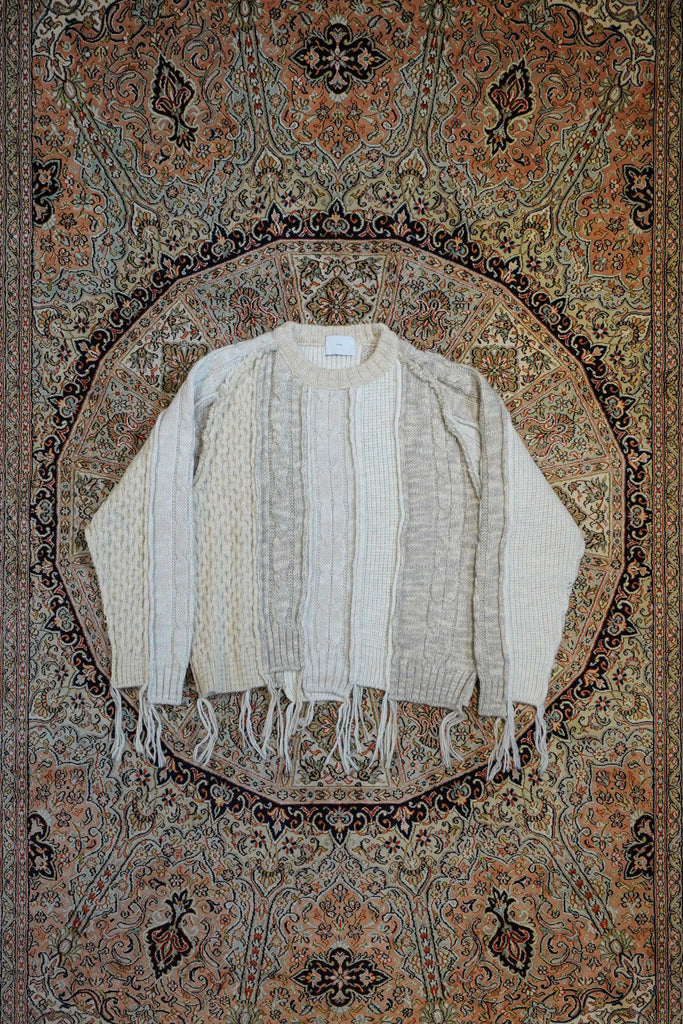 トップス Sugarhill multicolor cable bug knit SUGARHILL MULTICOLOR CABLE BUG KNIT