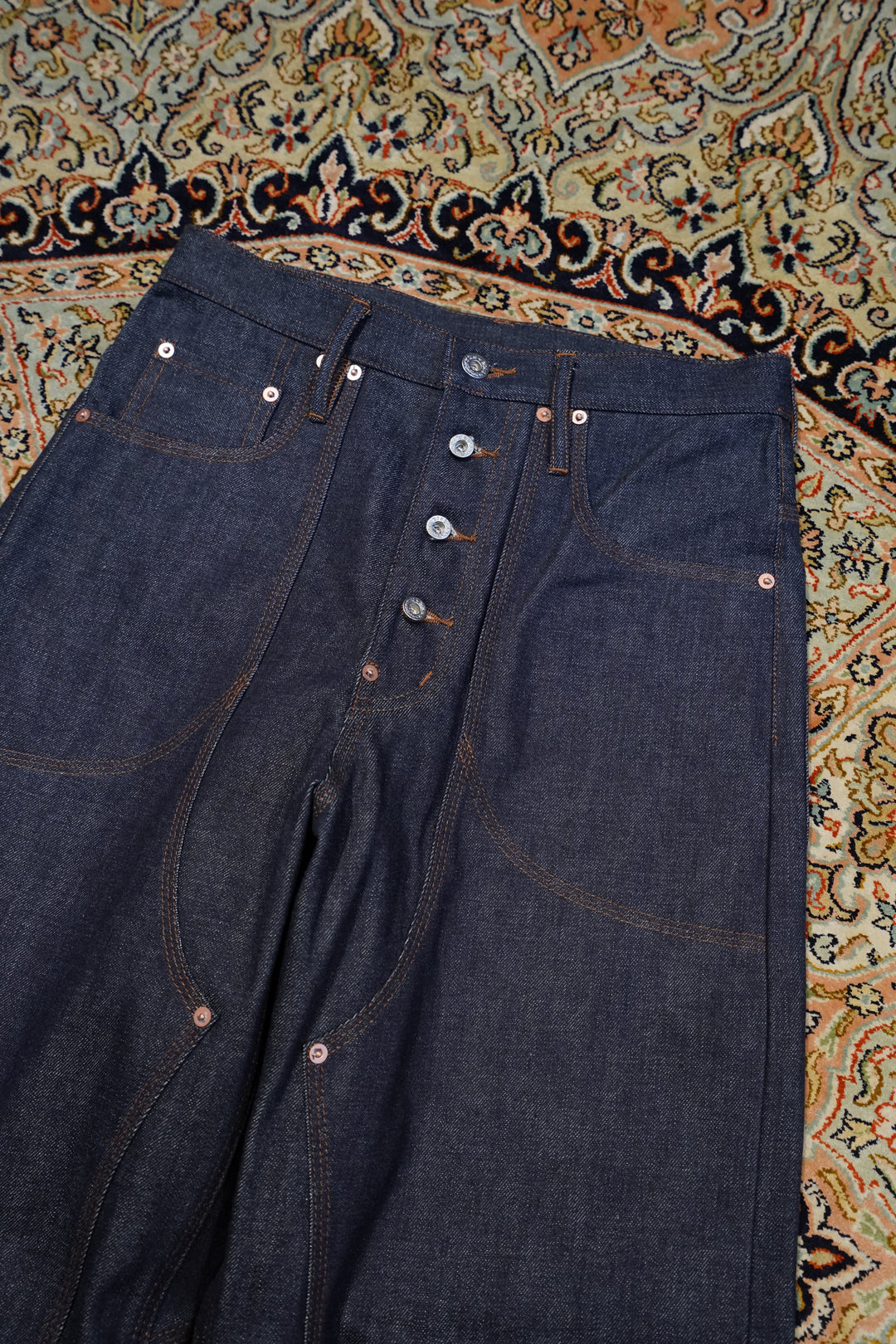 SUGARHILL（シュガーヒル）のDOUBLE KNEE DENIM PANTS PRODUCTED