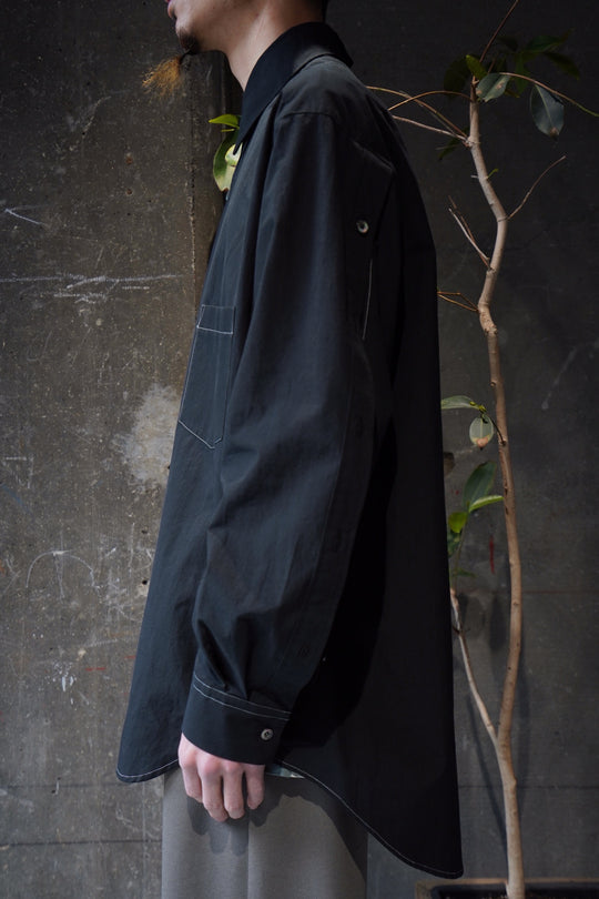 UJOH(ウジョー)のFull Open Shirts(BLACK)(シャツ)の通販 | CEDARWOOD