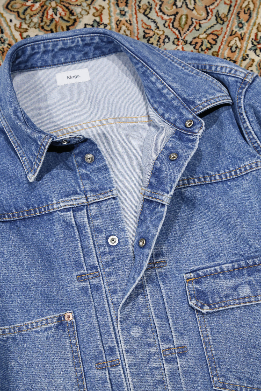 Allege.(アレッジ)のBleaching Denim Blouson(デニムジャケット)(L