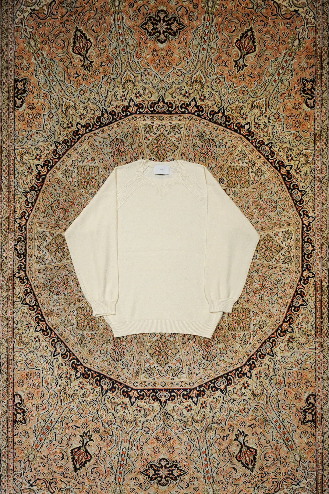 SUGARHILL（シュガーヒル）のCOTTON LONG SLEEVE KNIT(WHITE)(ニット