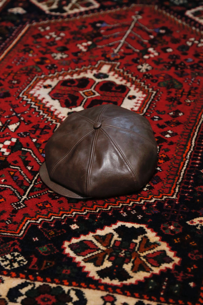 SOLARIS&Co.(ソラリスアンドコー)のHORSEHIDE CASQUETTE- OLDBOY(BROWN