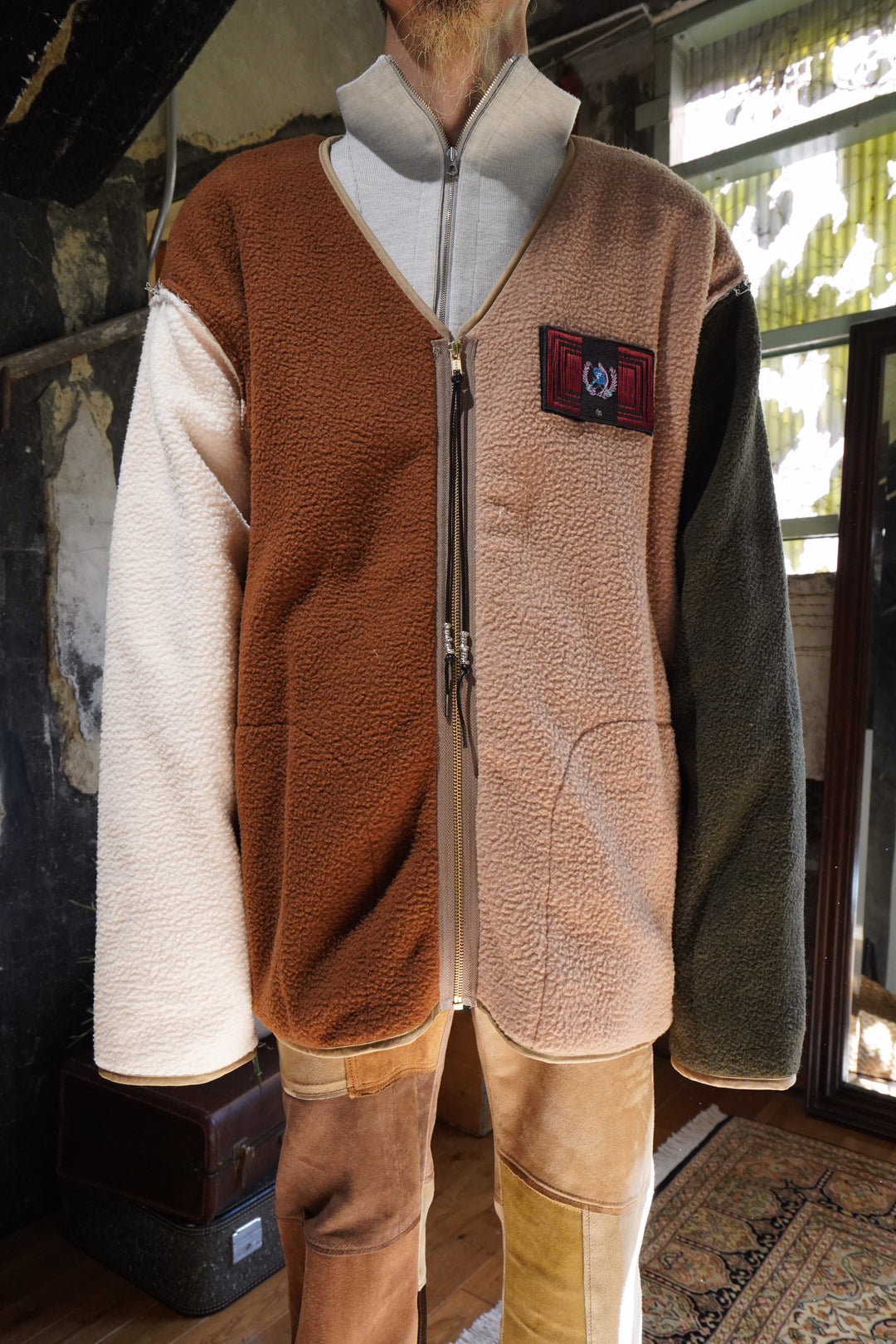 Children of the discordanceのCHANGEOVER BOA JACKET(BEIGE)(ボア