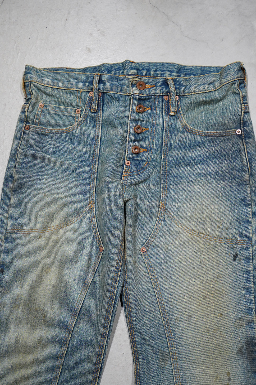 SUGARHILL（シュガーヒル）のOILED FADE BELL BOTTOM DENIM