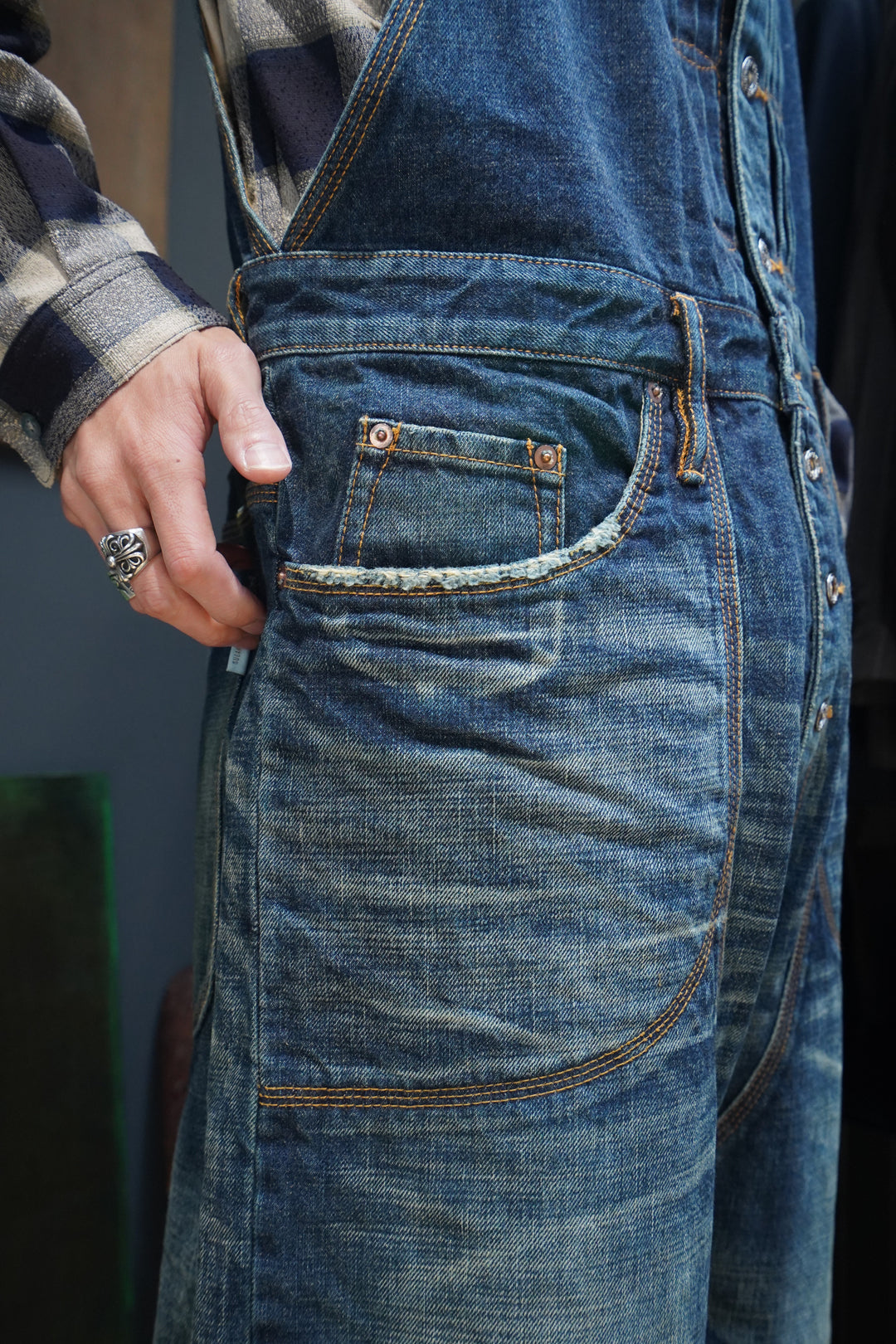 sugarhill オーバーオール SUGARHILL - CLASSIC DENIM OVERALLS / RIGID INDIGO | Retikle