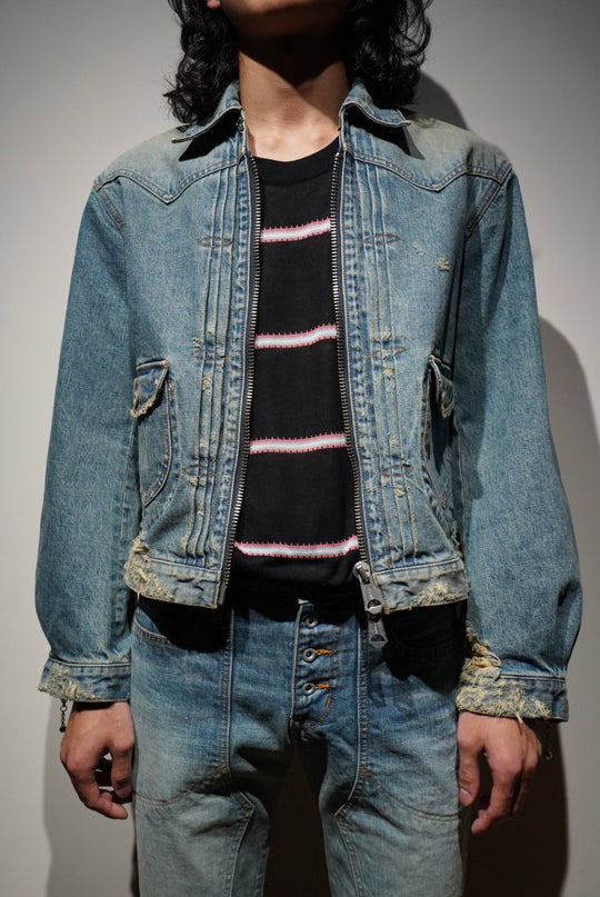 SUGARHILL [ OLD MELTON FLIGHT JACKET ] BLACK | ロイド・エフ
