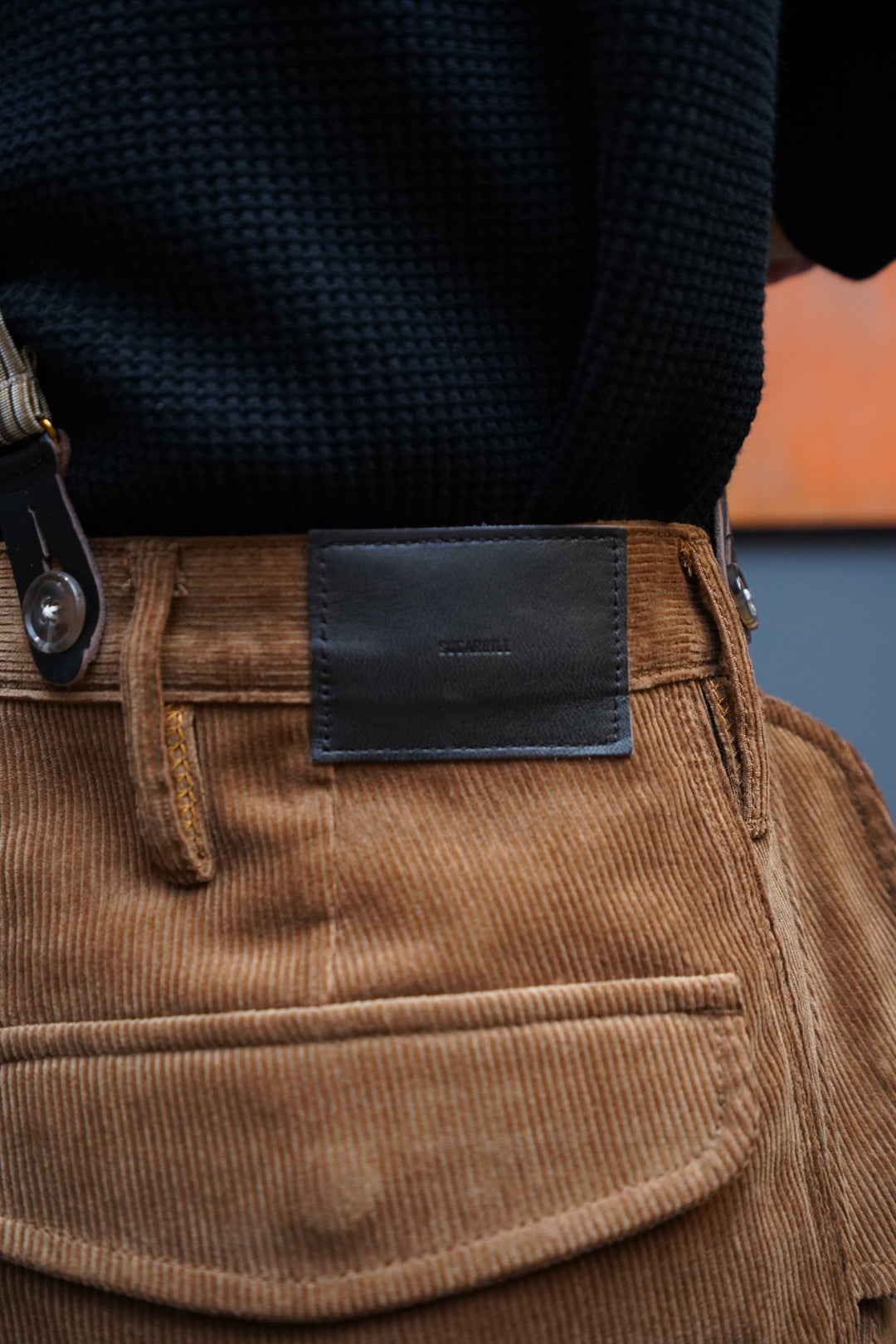 p*o様 sugarhill シュガーヒル CORDUROY CARGO PAN SUGARHILL（シュガーヒル）のCORDUROY ARMY CARGO PANTS BROWNの