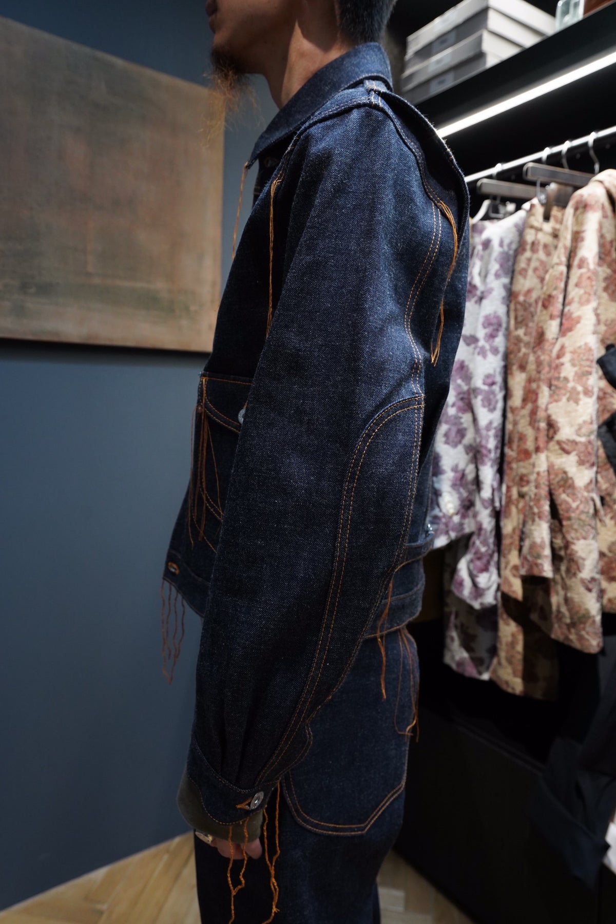 SUGARHILL（シュガーヒル）のLOOSE THREAD DENIM JACKET(INDIGO