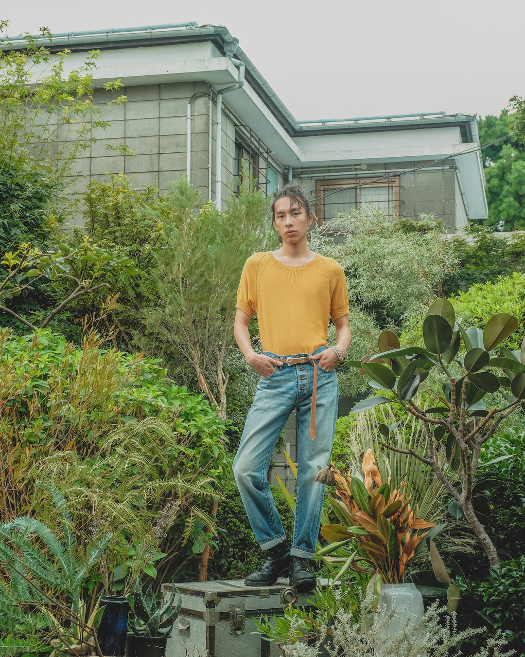 p*a様 SUGARHILL TYPE 502 FAED DENIM PANTS SUGARHILL Type 502 Faded Denim Pants 32