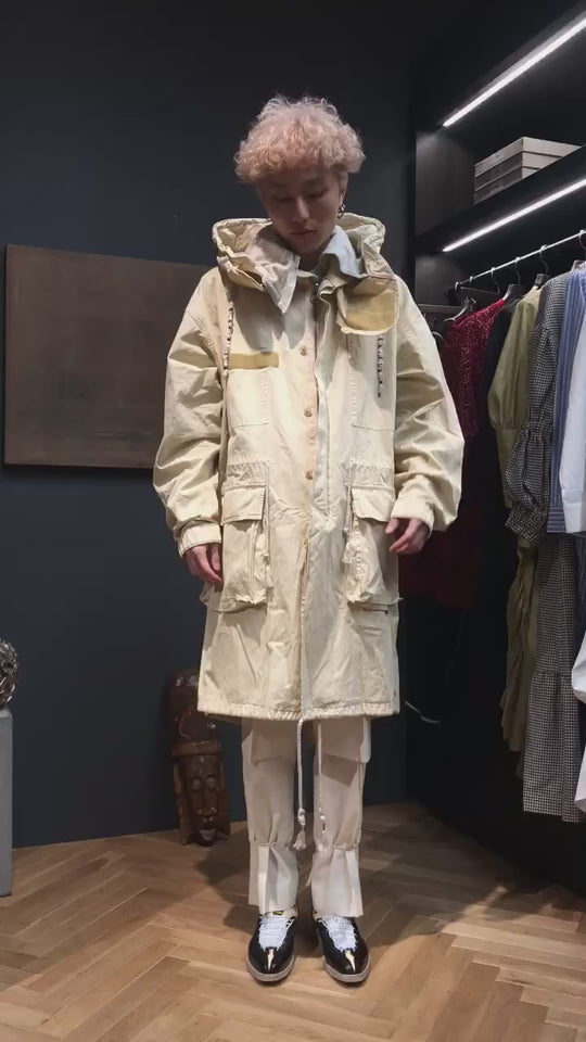 fujimotoフジモト over dyed mods parka 未使用 fujimotoフジモト over dyed mods parka 未使用 ジャケット