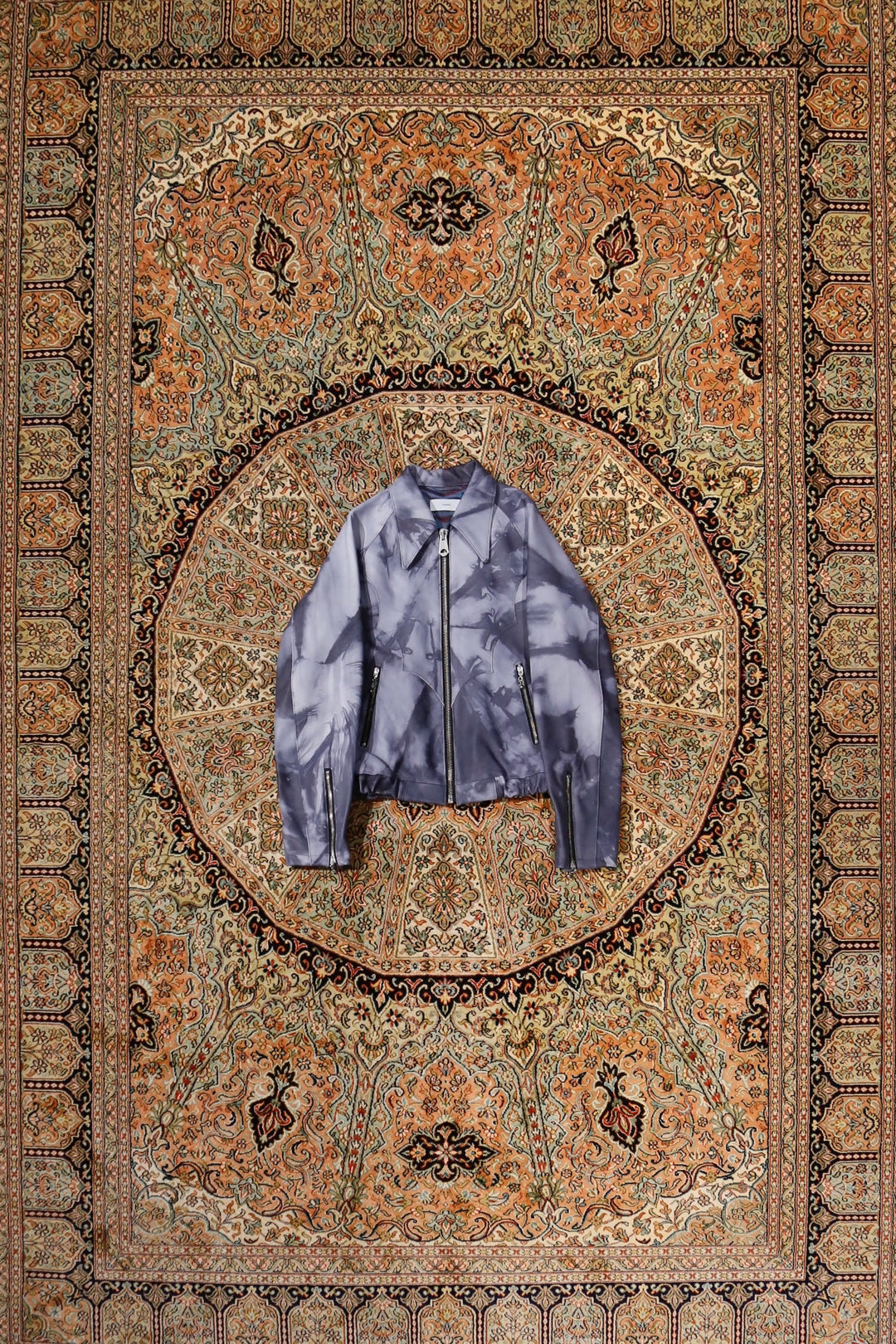 SUGARHILL 絞り染めレザージャケット e32cb2b8afb1720e80b103c87785d6