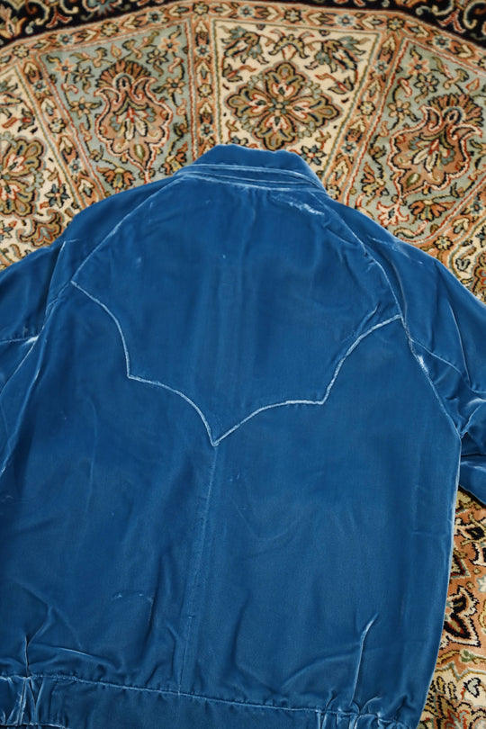 ジャケット・アウター SUGARHILL VELVET WESTERN JACKET SUGARHILL（シュガーヒル）のVELVET WESTERN JACKET (BLUE