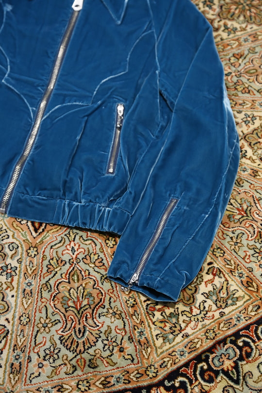 SUGARHILL（シュガーヒル）のVELVET WESTERN JACKET (BLUE