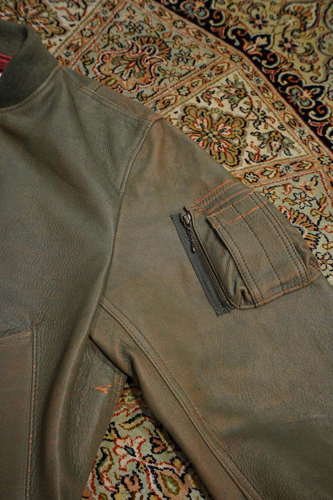 ジャケット・アウター SUGARHILL GILL LEATHER MA-1 (GREEN GILL) 23SSLA08_GREEN-GILL_02.jpg?v=