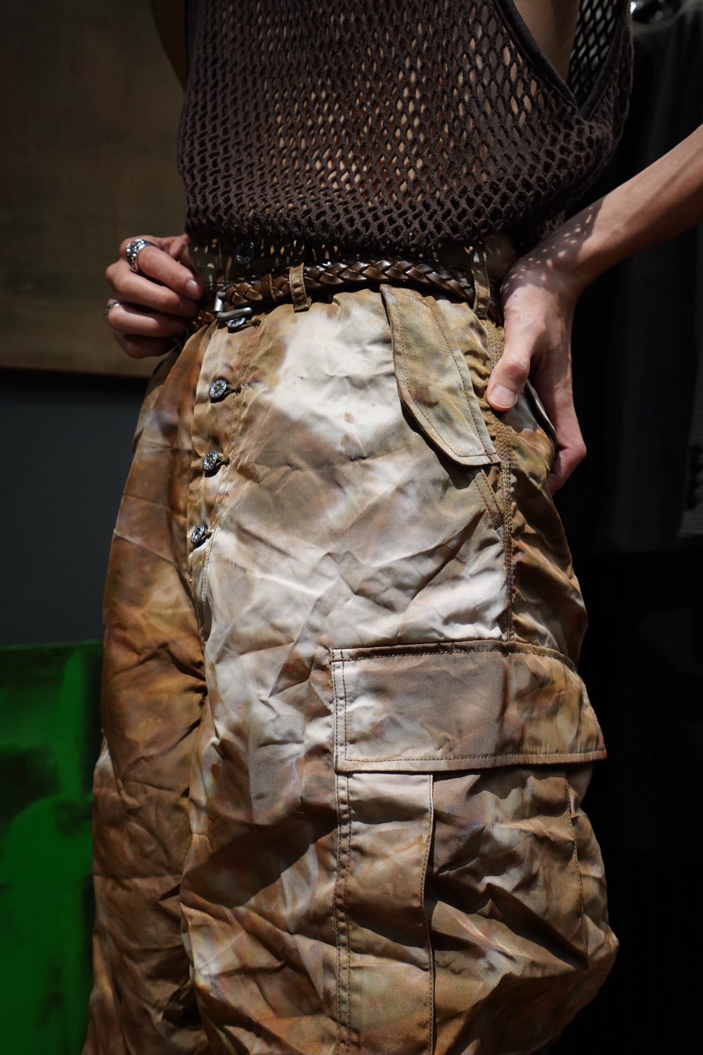 SUGARHILL(シュガーヒル)のPOUR CAMO CARGO PANTS(SAND BROWN)(カーゴ