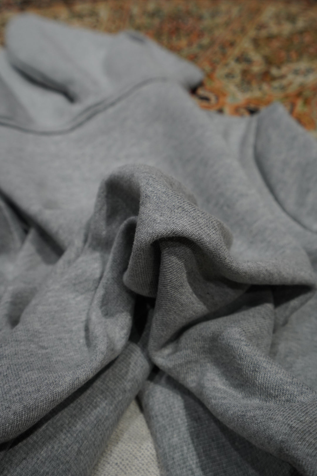 トップス 23SS Omar Afridi RIVETED ZIP HOODIE 48 Omar Afridi(オマールアフリディ) のRIVETED ZIP HOODIE(GREY