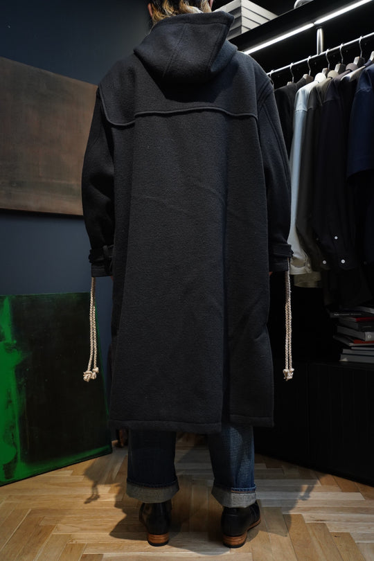 SUGARHILL（シュガーヒル）のCORDED DUFFLE COAT(CHARCOAL BLACK