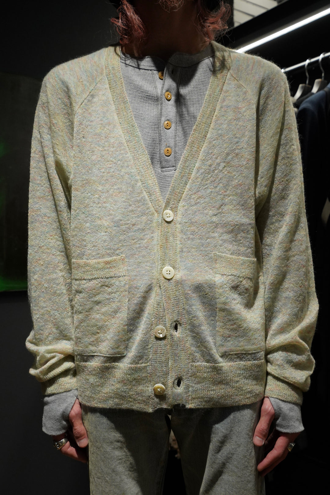 SUGARHILL(シュガーヒル)のMOHAIR KNIT CARDIGAN(MULTI