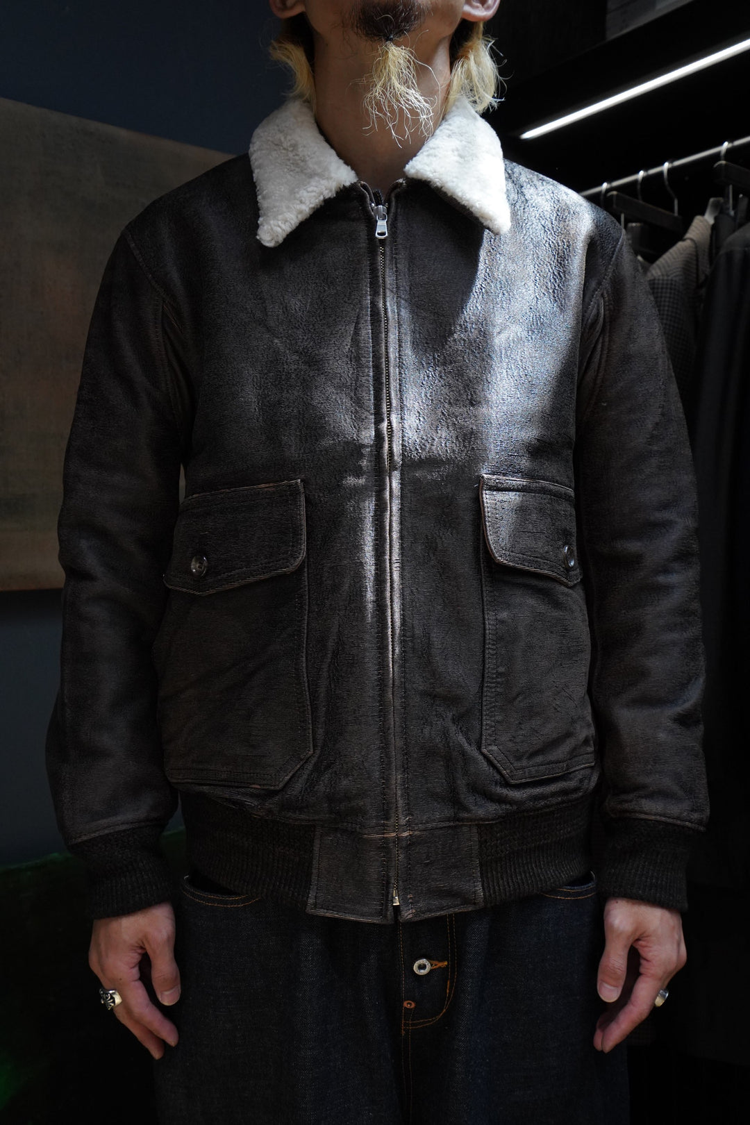 ジャケット・アウター SUGARHILL  GILL LEATHER G-1 SUGARHILL(シュガーヒル)のGILL LEATHER G-1の通販｜PALETTE art