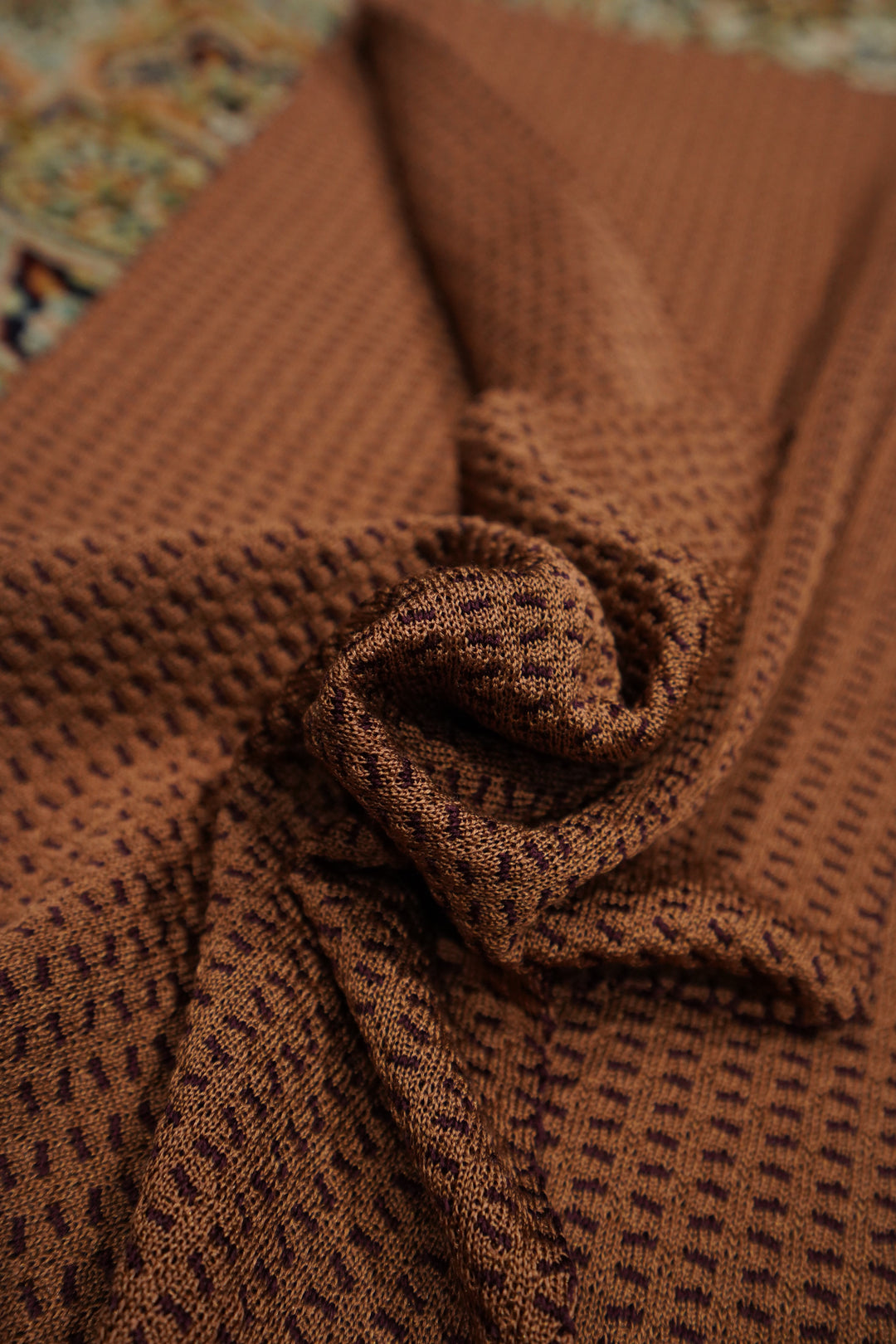 taiga takahashi 23ss ストールキャメル Taiga Takahashi(タイガタカハシ)のSTOLE(CAMEL)(ストール)の