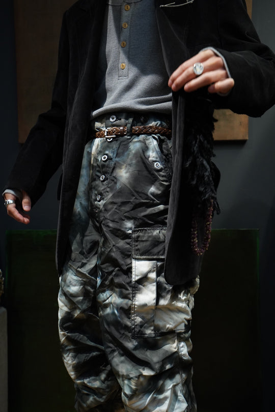 SUGARHILL(シュガーヒル)のPOUR CAMO CARGO PANTS(OLIVE BLACK