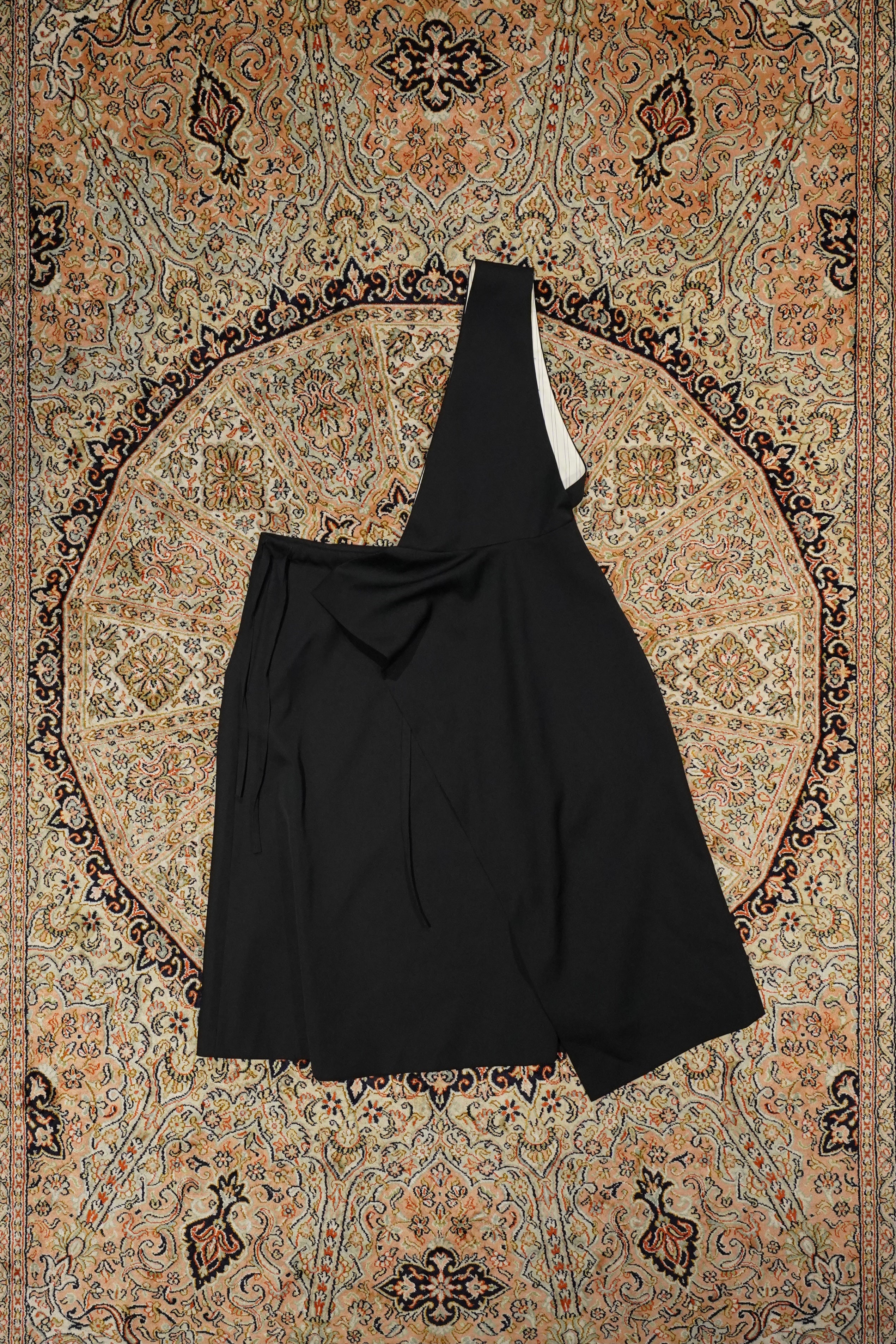 【良品】DIANEvonFURSTENBERG 膝丈ワンピース ブラック 0 S DIANE von FURSTENBERG - 大変美品 ダイアンフォンファステン