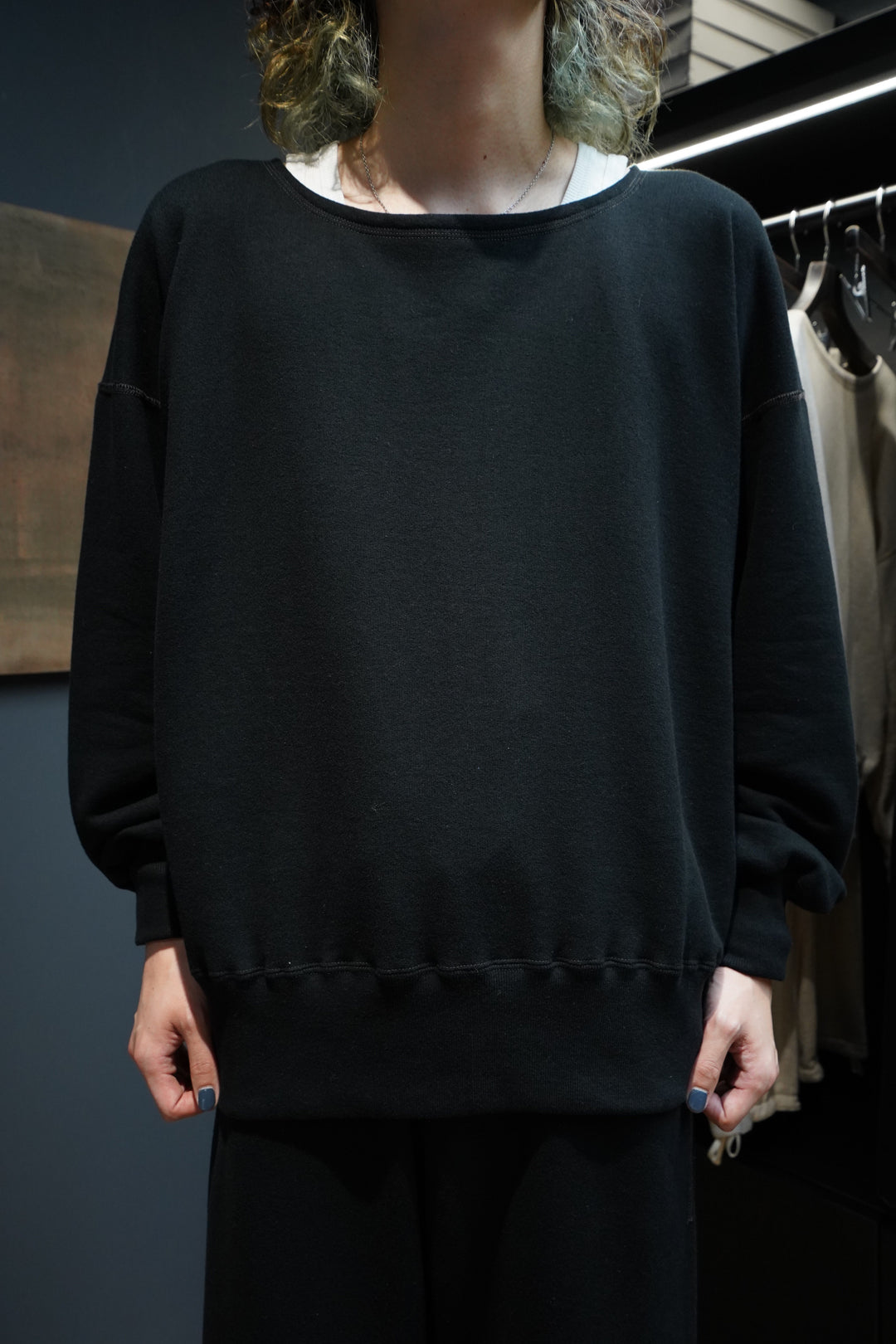 【美品】SOLARIS&CO　BOATNECK SWEAT SHIRT 美品】SOLARIS&CO BOATNECK SWEAT SHIRT