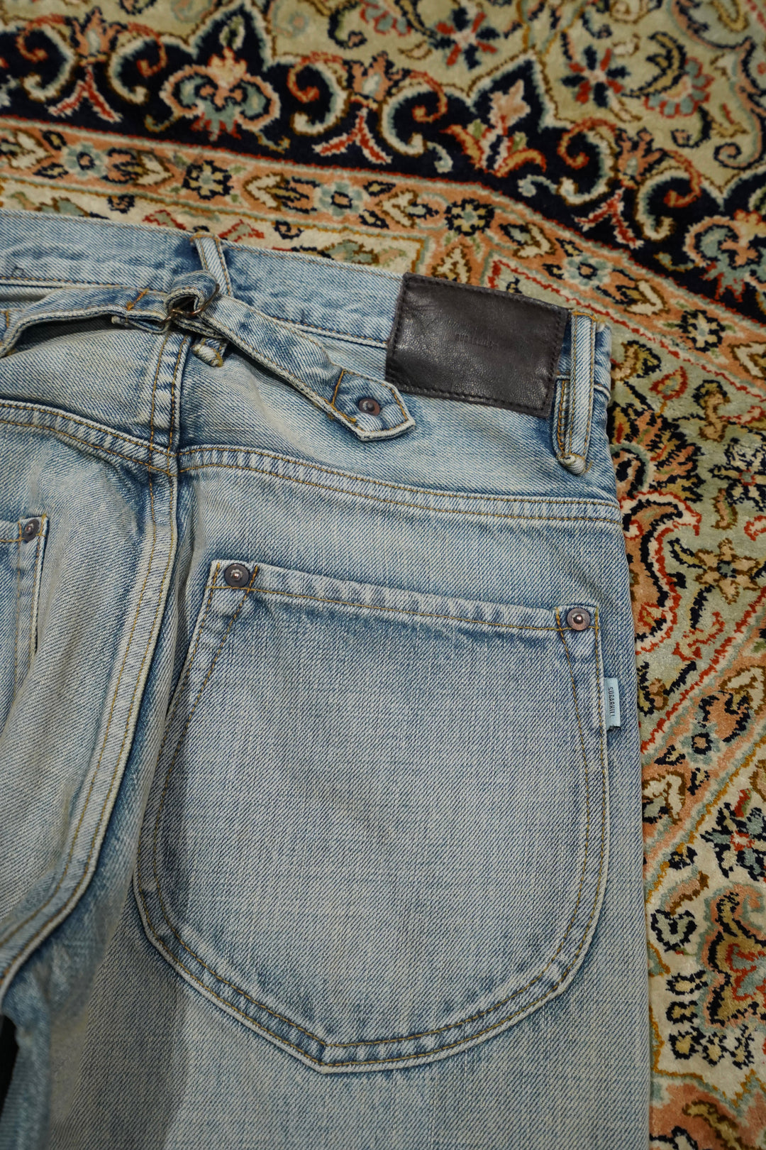 SUGARHILL(シュガーヒル)のFADED DENIM PANTS TYPE 502(FADED INDIGO