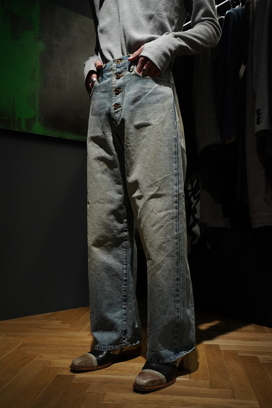 SUGARHILL(シュガーヒル)のFADED CLASSIC DENIM PANTS(FADED INDIGO