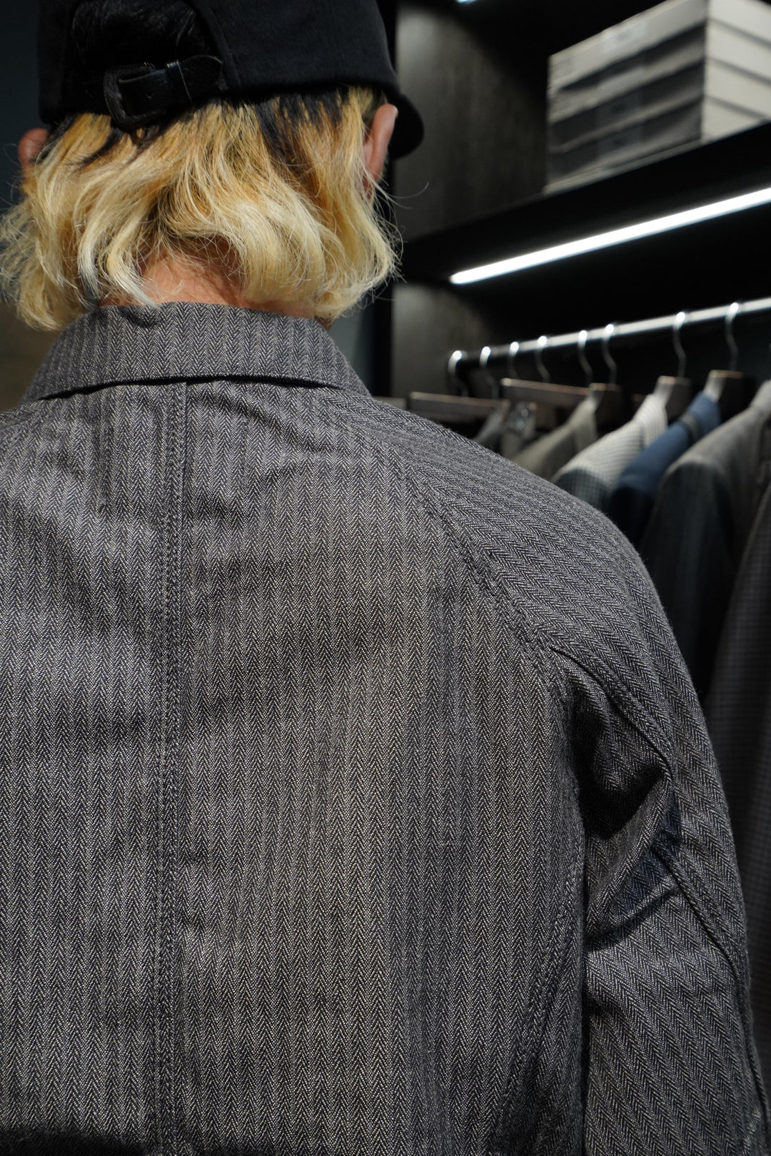 SUGARHILL（シュガーヒル）のHERRINGBONE COVERALL(GRAY