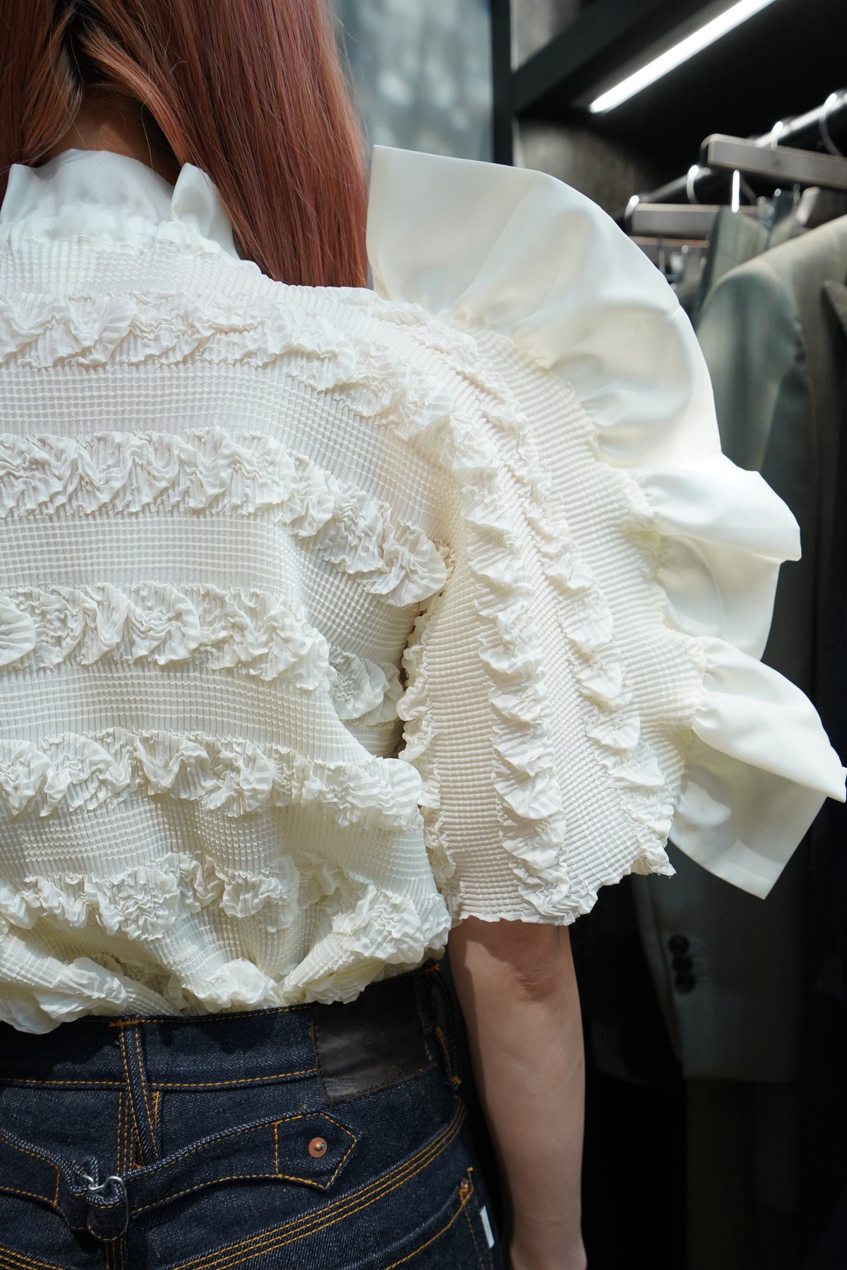 HOUGA(ホウガ)のskip blouse(off-white)(TOPS)の通販 | CEDARWOOD