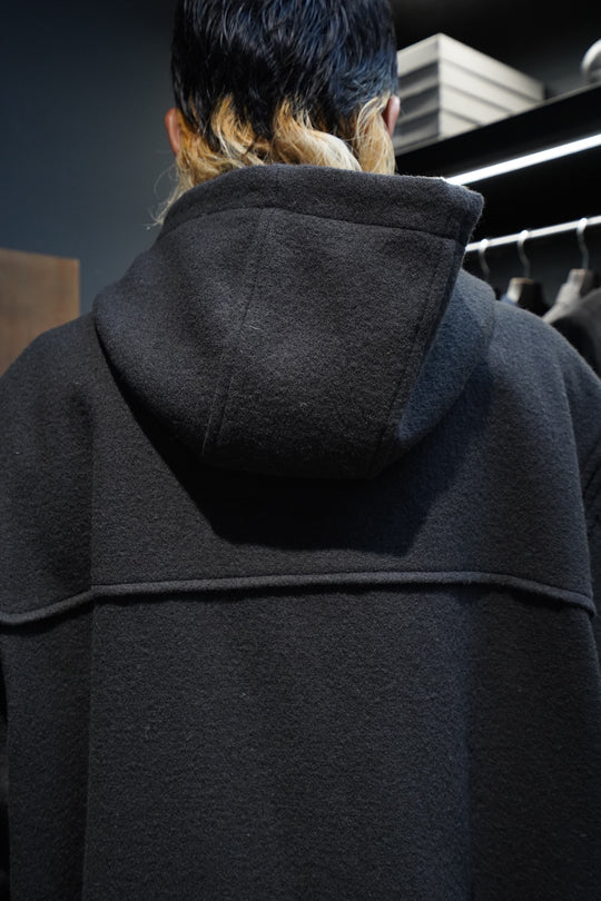 SUGARHILL（シュガーヒル）のCORDED DUFFLE COAT(CHARCOAL BLACK