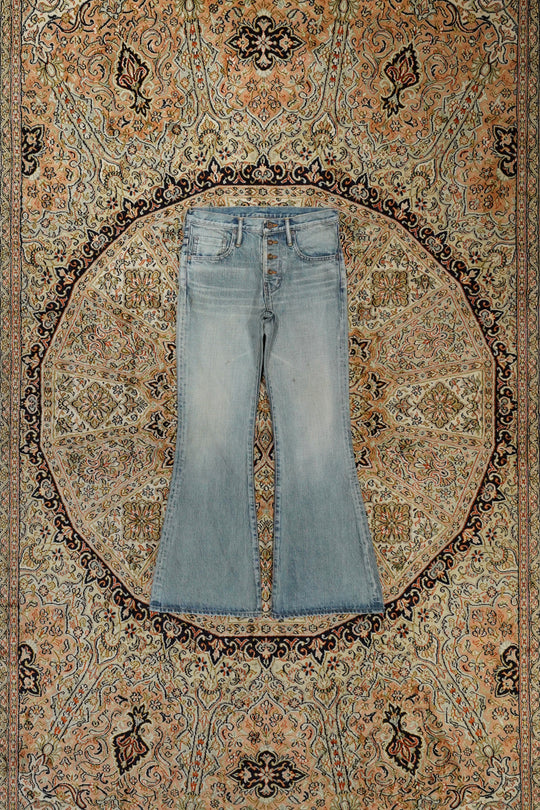 ヨ*リ様 SUGARHILL OILED FADE BELL BOTTOM DE SUGARHILL(シュガーヒル)のOILED FADE BELL BOTTOM DENIM PANTSの通販