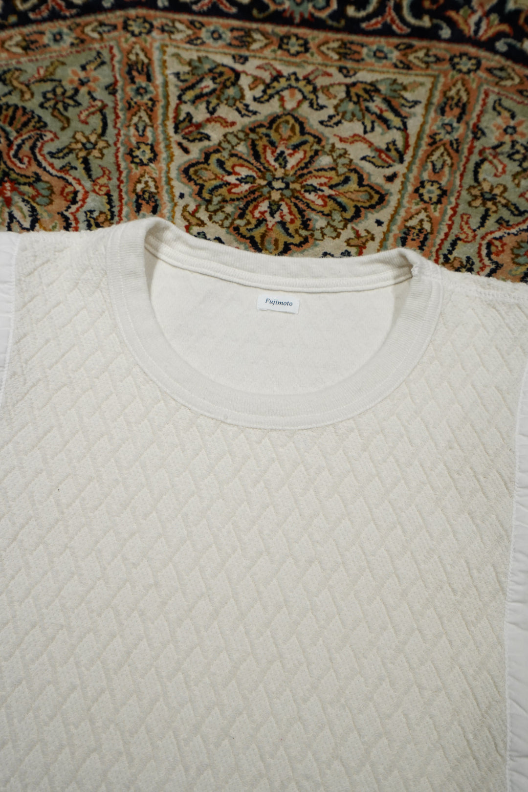 Fujimoto(フジモト)のOver Dyed Muslin Jersey Top(OFF WHITE