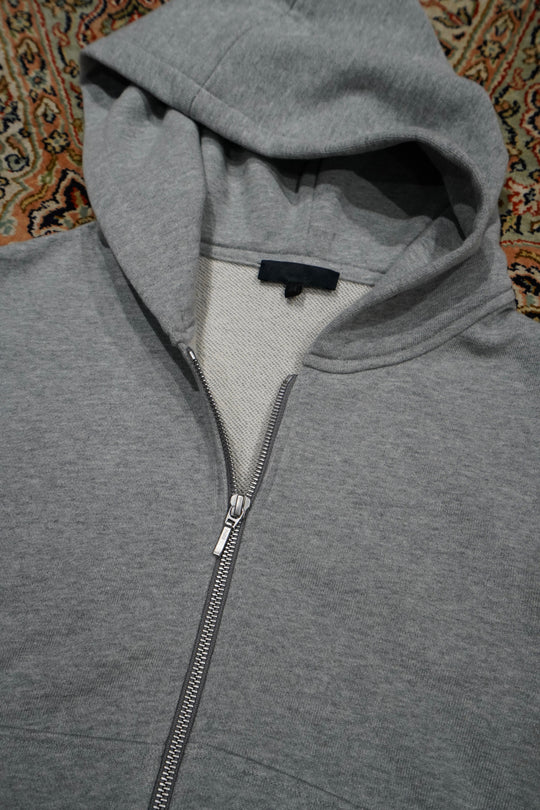 Omar Afridi(オマールアフリディ) のRIVETED ZIP HOODIE(GREY